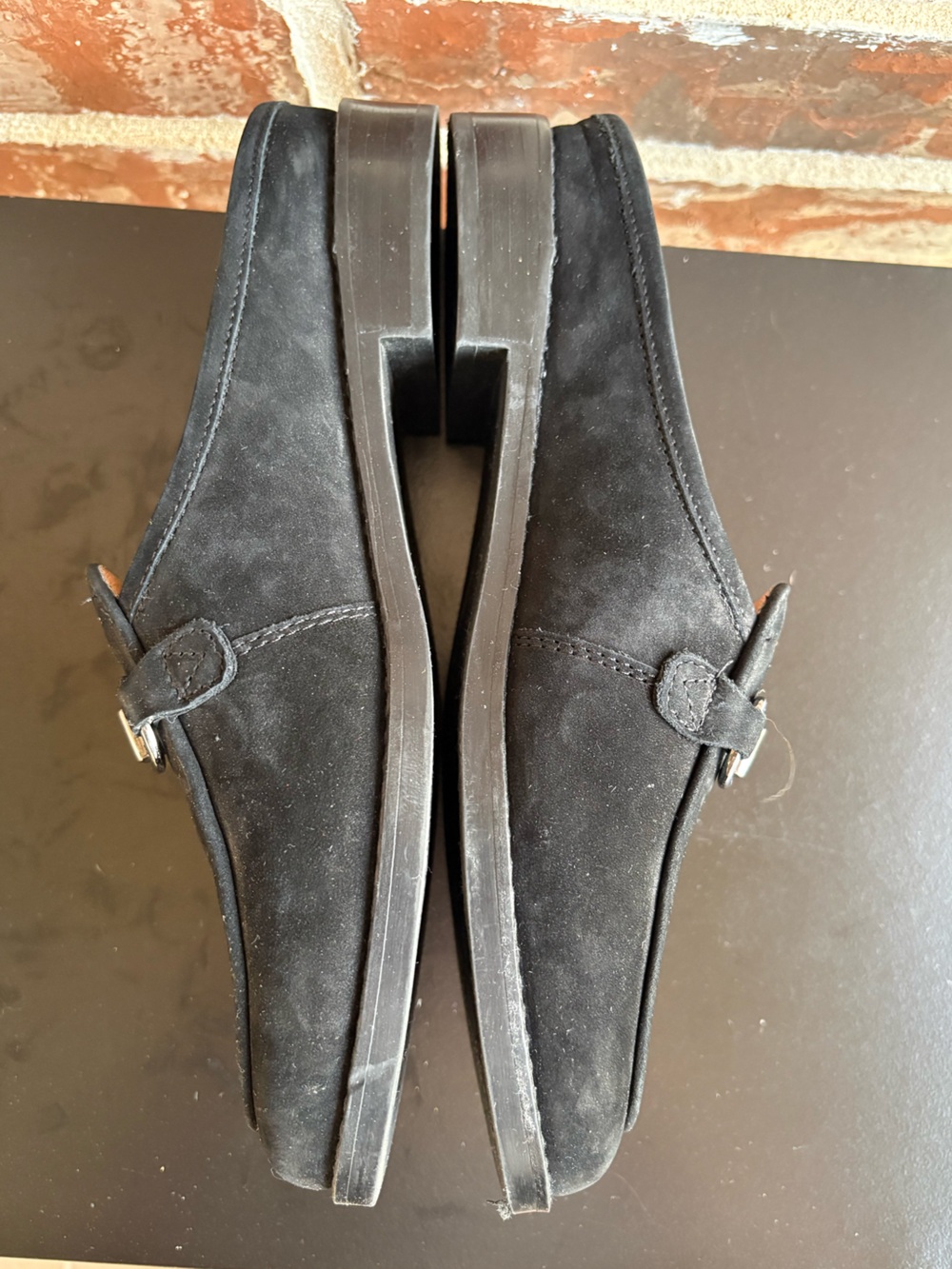 Vionic Salie Black Suede Horsebit Detail Slip-on Mules Size 7.5 - Picture 11 of 14